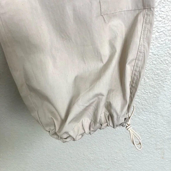 NWT Charlotte Russe Light Beige Cargo parachute Pants - Picture 5 of 11